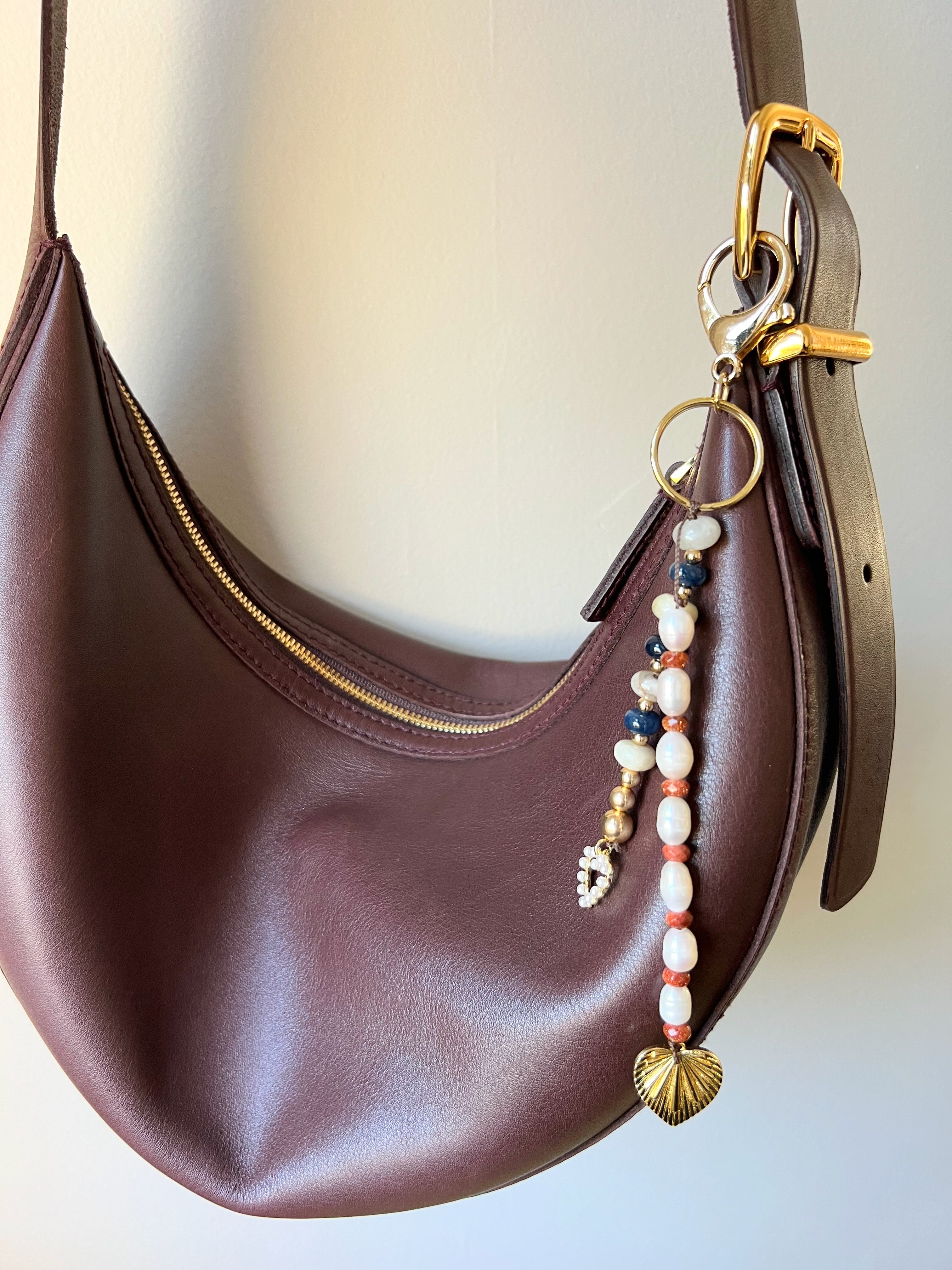 Navy Bag Charm