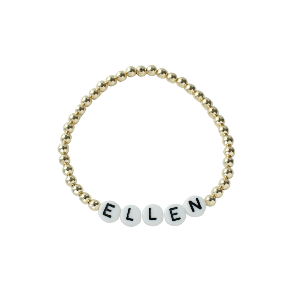 Name/Word Bracelet Gold-Fill